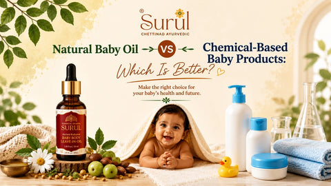 Natural baby oil vs chemical baby products