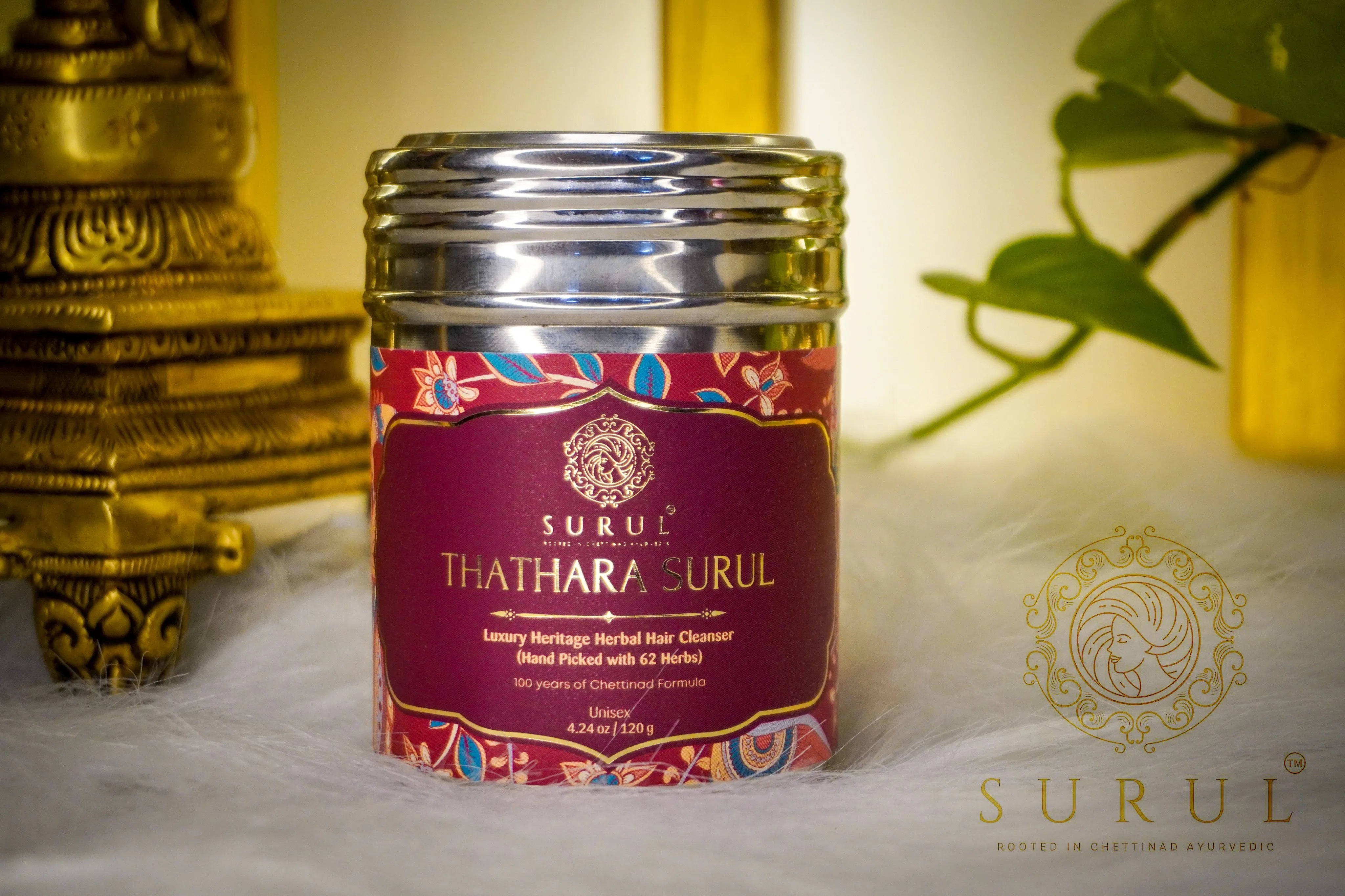 Herbal Hair Wash Powder: Thathara Surul - Surul Chettinad